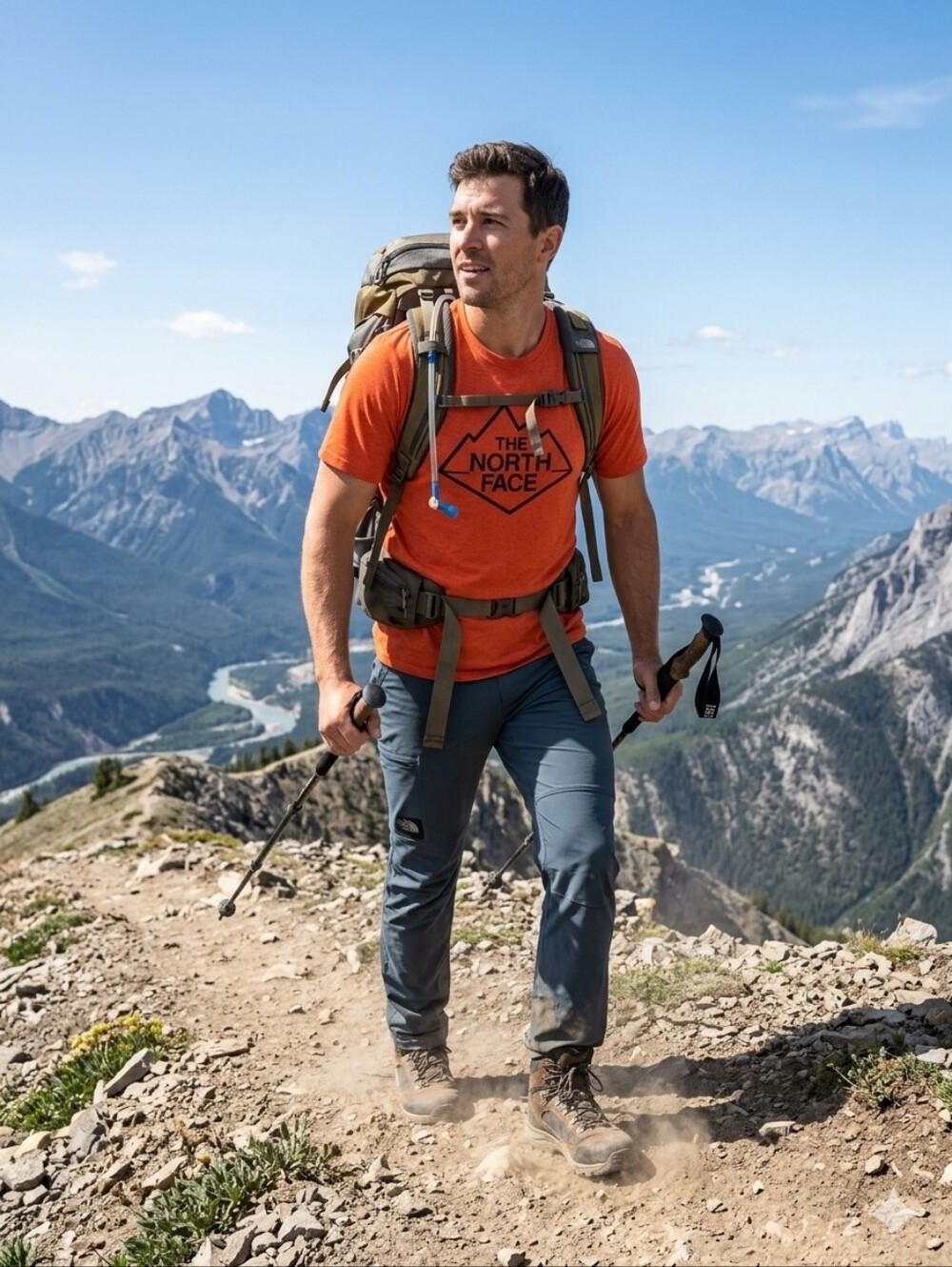 The North Face Men's Bold Orange Tee